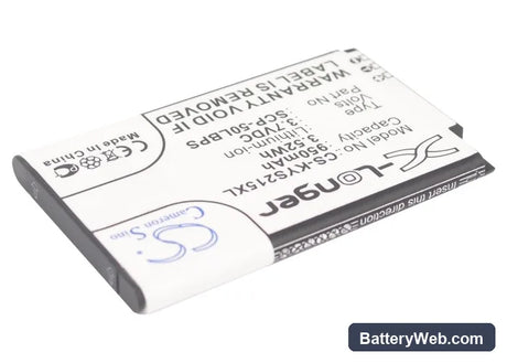 Kyocera Kona S2150 Replacement Battery, 3.7V, 950mAh, Li-ion 2