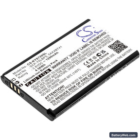 Kyocera Cadence LTE Replacement Battery, 3.8V, 1200mAh, Li-ion 1