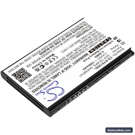 Kyocera Cadence LTE Replacement Battery, 3.8V, 1200mAh, Li-ion 2