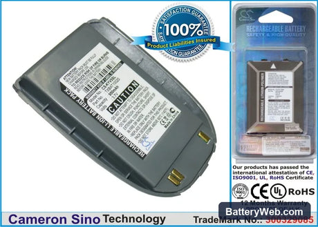 Kyocera SE47 Replacement Battery, 3.7V, 950mAh, Li-ion 1