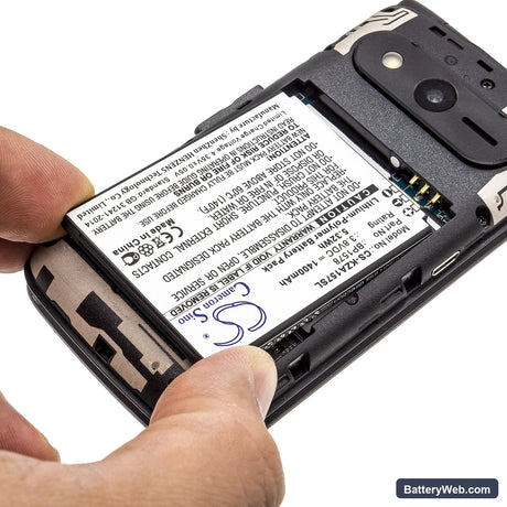 Kazuna eTalk 4G Replacement Battery, 3.8V, 1400mAh, Li-Polymer 5