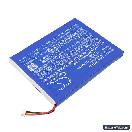 Launch Diagnostic Scanner X431 Pad 2 Replacement Battery, 3.7V, 12000mAh, Li-Polymer 2