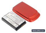LG AX500 Replacement Battery, 3.7V, 1700mAh, Li-ion 2