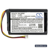 Logitech MX1000 cordless mouse Replacement Battery, 3.7V, 1800mAh, Li-ion 3