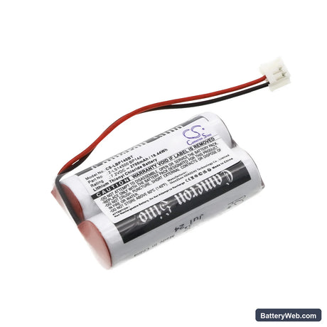 Label Cesar Replacement Battery, 7.2V, 2700mAh, Li-SOCl2 1