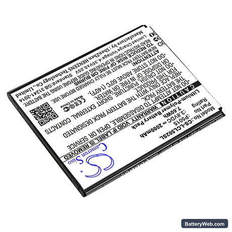 Logicom L-ITE 502 Replacement Battery, 3.8V, 2000mAh, Li-Polymer 2