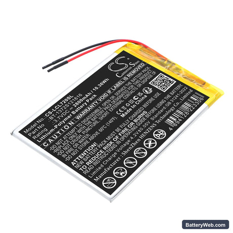 Polaroid MIDS747PXE Replacement Battery, 3.7V, 2800mAh, Li-Polymer 1