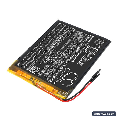 Logicom L-ement Tab 741 Replacement Battery, 3.8V, 2300mAh, Li-Polymer 2