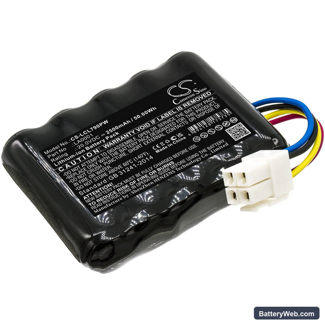 Ferrex 800m2 2021 Replacement Battery, 20V, 2500mAh, Li-ion 1