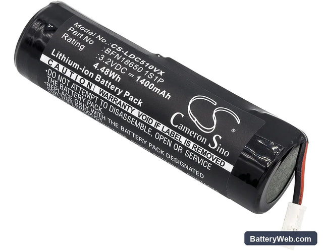Leifheit 51000 Replacement Battery, 3.2V, 1400mAh, LiFePO4 1