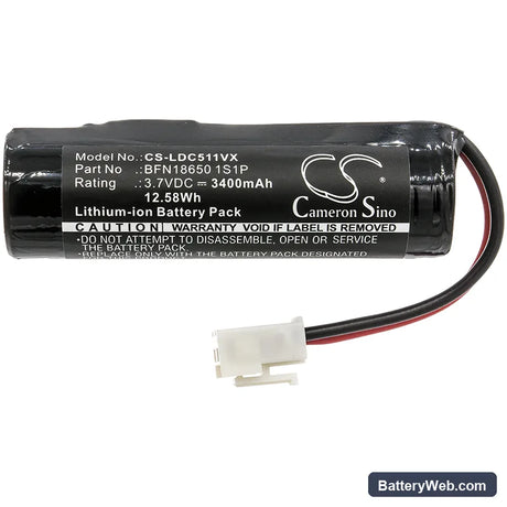 Leifheit 51000 Replacement Battery, 3.7V, 3400mAh, Li-ion 3