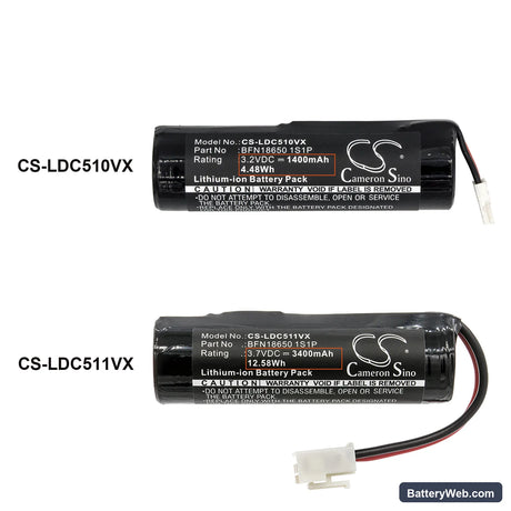 Leifheit 51000 Replacement Battery, 3.7V, 3400mAh, Li-ion 5