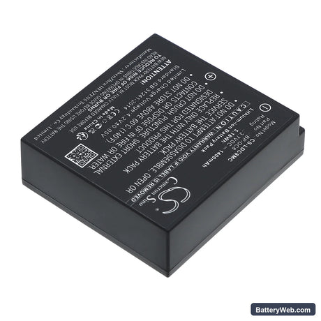 Leica X1 Replacement Battery, 3.7V, 1400mAh, Li-ion 2