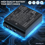 Leica X1 Replacement Battery, 3.7V, 1400mAh, Li-ion 7