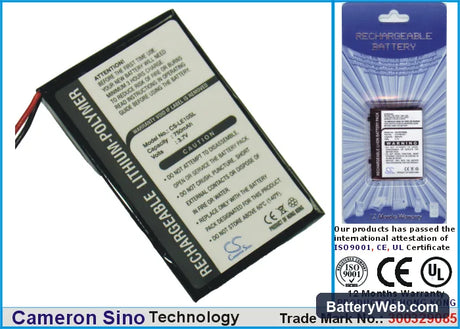 Royal Linea10 Replacement Battery, 3.7V, 800mAh, Li-ion 1