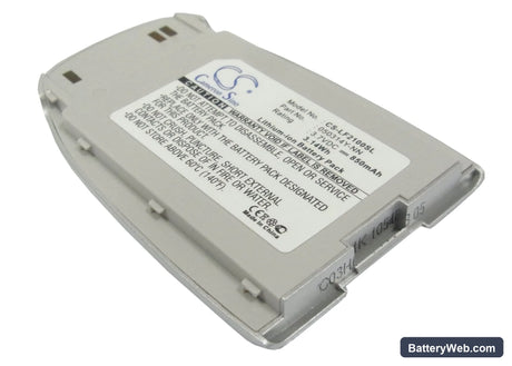 LG F2100 Replacement Battery, 3.7V, 850mAh, Li-ion 1