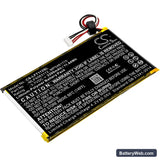 LeapFrog LeapPad Platinum Kids Learning Replacement Battery, 3.7V, 3200mAh, Li-Polymer 1