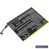 Alcatel One Touch Pixi 8 8.0 3G Replacement Battery, 3.7V, 3100mAh, Li-Polymer 2