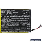 Alcatel One Touch Pixi 8 8.0 3G Replacement Battery, 3.7V, 3100mAh, Li-Polymer 3