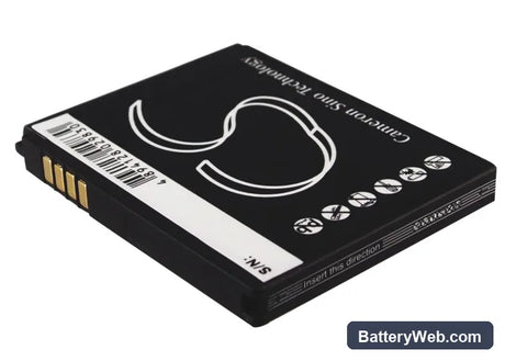 LG GC900 Replacement Battery, 3.7V, 900mAh, Li-ion 3