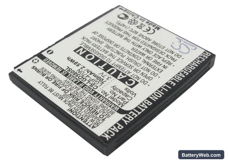 LG GD580 Replacement Battery, 3.7V, 700mAh, Li-ion 2