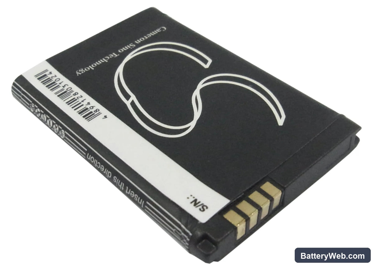 LG GD900 Replacement Battery, 3.7V, 1000mAh, Li-ion 3