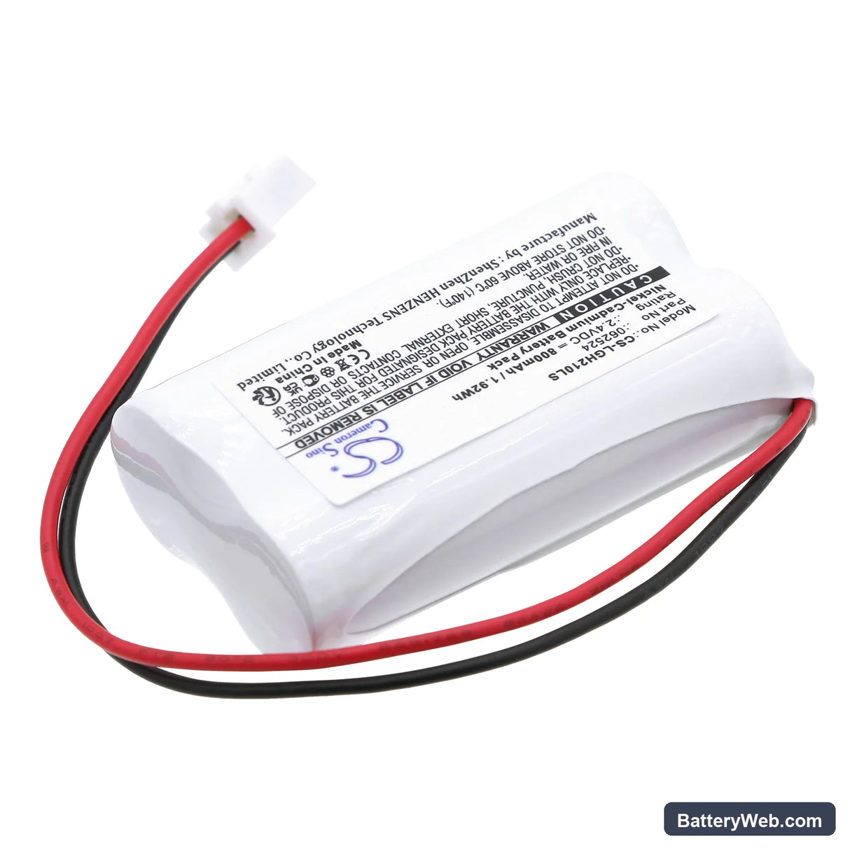 Legrand U21LED 70LM Replacement Battery, 2.4V, 800mAh, Ni-CD 2