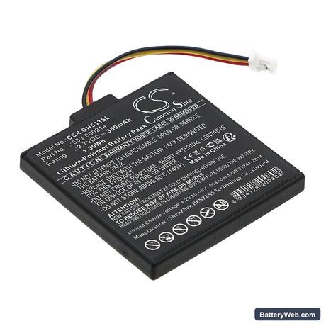 Logitech 981-001151 Replacement Battery, 3.7V, 350mAh, Li-Polymer 1