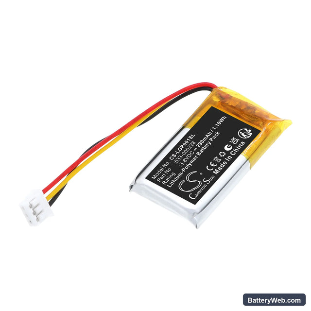 Logitech G Pro X Superlight 2 Gaming Mouse Replacement Battery, 3.8V, 290mAh, Li-Polymer 1