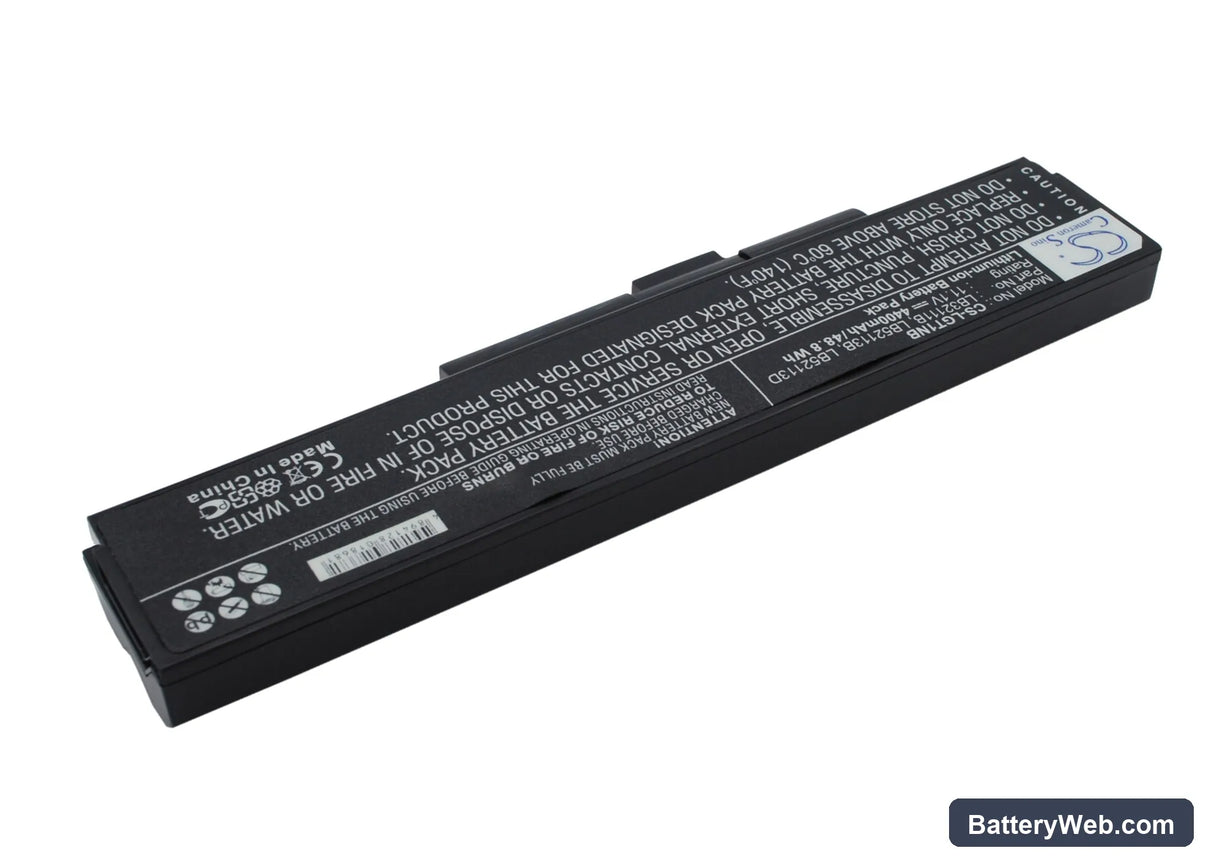 HP Presario B2000 Replacement Battery, 11.1V, 4400mAh, Li-ion 3