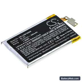 LG Watch R Replacement Battery, 3.85V, 280mAh, Li-Polymer 1