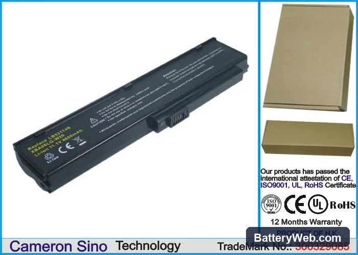 LG LW20 Express Replacement Battery, 11.1V, 4400mAh, Li-ion 1