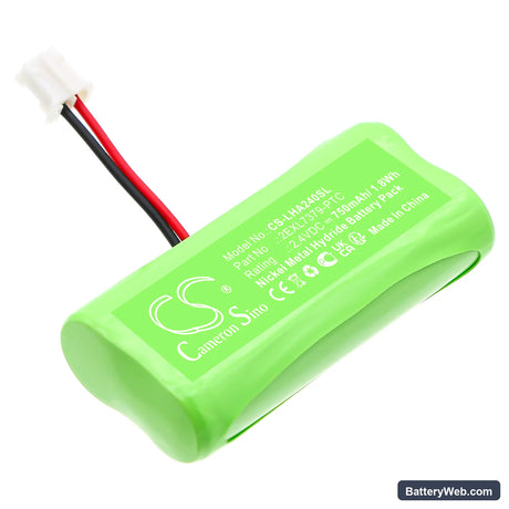 Lightspeed Flexcat Handheld Remote Control Replacement Battery, 2.4V, 750mAh, Ni-MH 1