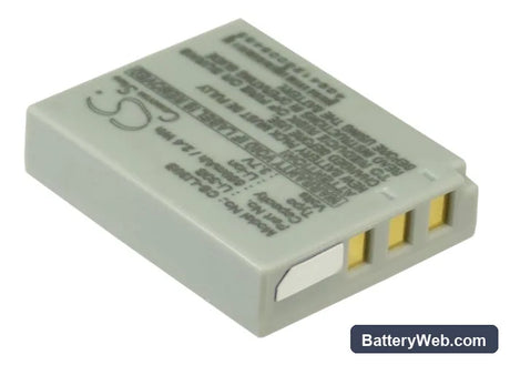 Olympus Stylus Verve Digital S Replacement Battery, 3.7V, 650mAh, Li-ion 2