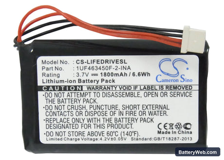 Palm LifeDriver Replacement Battery, 3.7V, 1800mAh, Li-ion 5