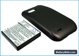 T-Mobile myTouch Q Replacement Battery, 3.7V, 2400mAh, Li-ion 4