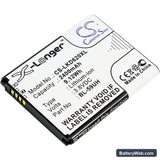 LG Optimus G2 Mini Replacement Battery, 3.8V, 2400mAh, Li-ion 1