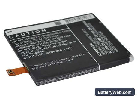 LG Nexus 5 16GB Replacement Battery, 3.8V, 2300mAh, Li-Polymer 4