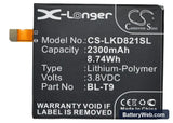 LG Nexus 5 16GB Replacement Battery, 3.8V, 2300mAh, Li-Polymer 5