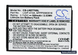 LG KE770 Replacement Battery, 3.7V, 550mAh, Li-ion 1
