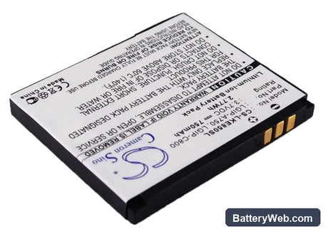 LG KE820 Replacement Battery, 3.7V, 750mAh, Li-ion 2