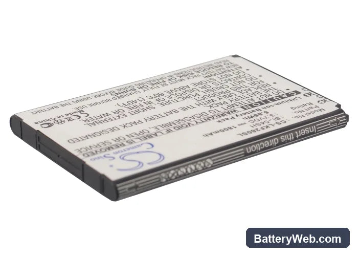 LG Optimus LTE III Replacement Battery, 3.7V, 1800mAh, Li-ion 2