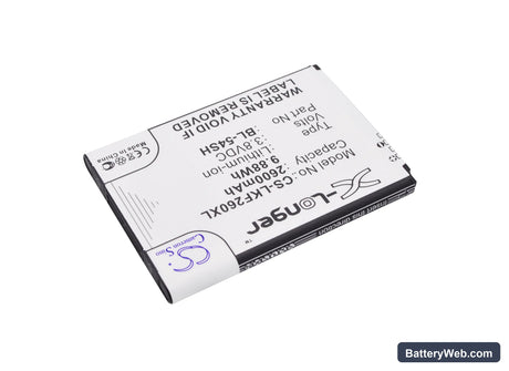 LG Optimus LTE III Replacement Battery, 3.8V, 2600mAh, Li-ion 2