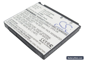 LG KF350 Replacement Battery, 3.7V, 800mAh, Li-ion 1