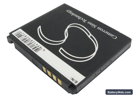 LG KF350 Replacement Battery, 3.7V, 800mAh, Li-ion 3
