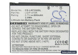 LG KF350 Replacement Battery, 3.7V, 800mAh, Li-ion 5