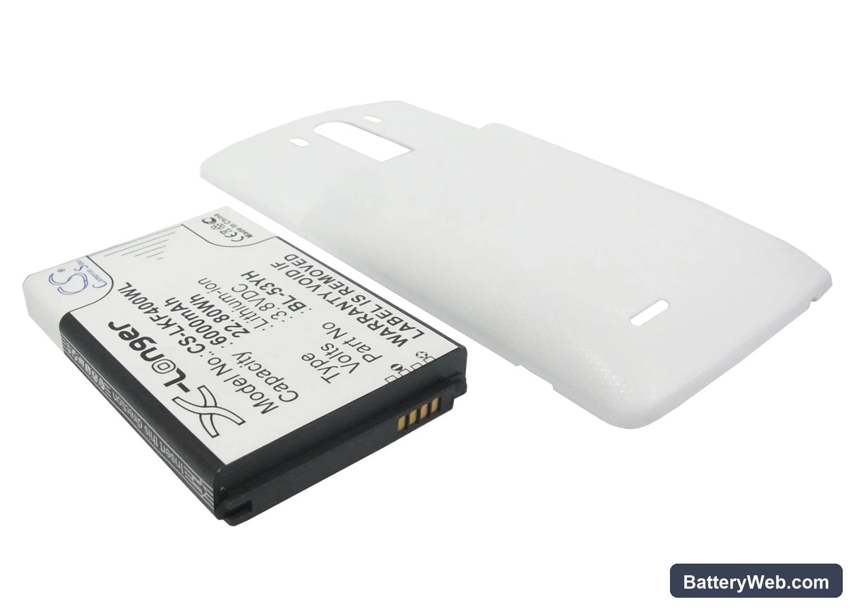 LG G3 Replacement Battery, 3.8V, 6000mAh, Li-ion 2