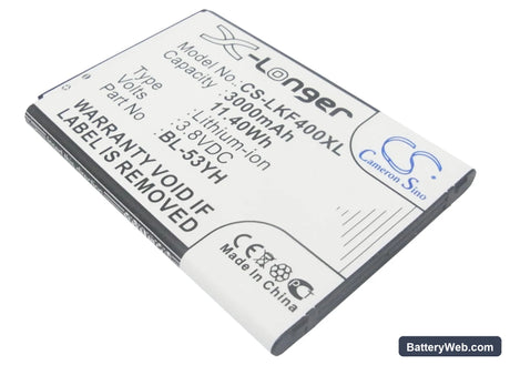 LG G3 Replacement Battery, 3.8V, 3000mAh, Li-ion 1