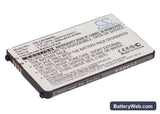 Virgin Mobile 101 Replacement Battery, 3.7V, 950mAh, Li-ion 1