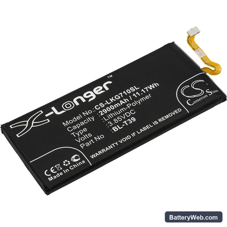 LG G7 ThinQ Replacement Battery, 3.85V, 2900mAh, Li-Polymer 1